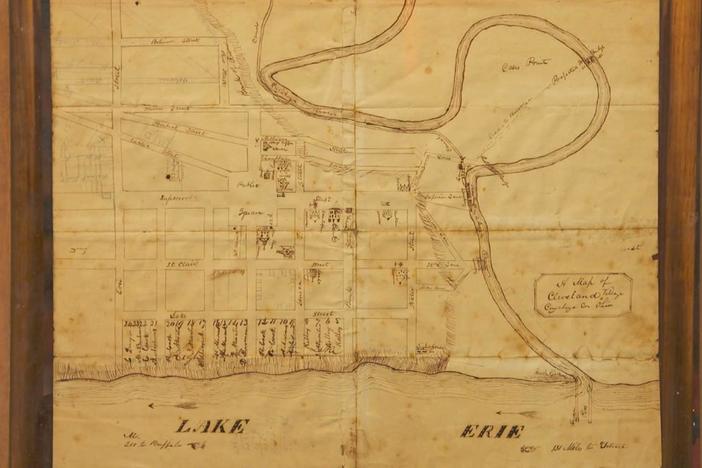 Appraisal: 1832 Cleveland Manuscript Map