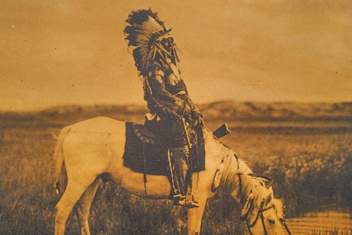 Appraisal: 1905 Edward Curtis ‘An Oasis in the Badlands’ Photo