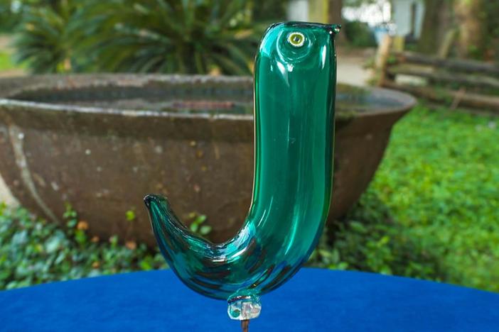 Appraisal: Vistosi Alessandro Pianon-designed Glass Bird, ca. 1963