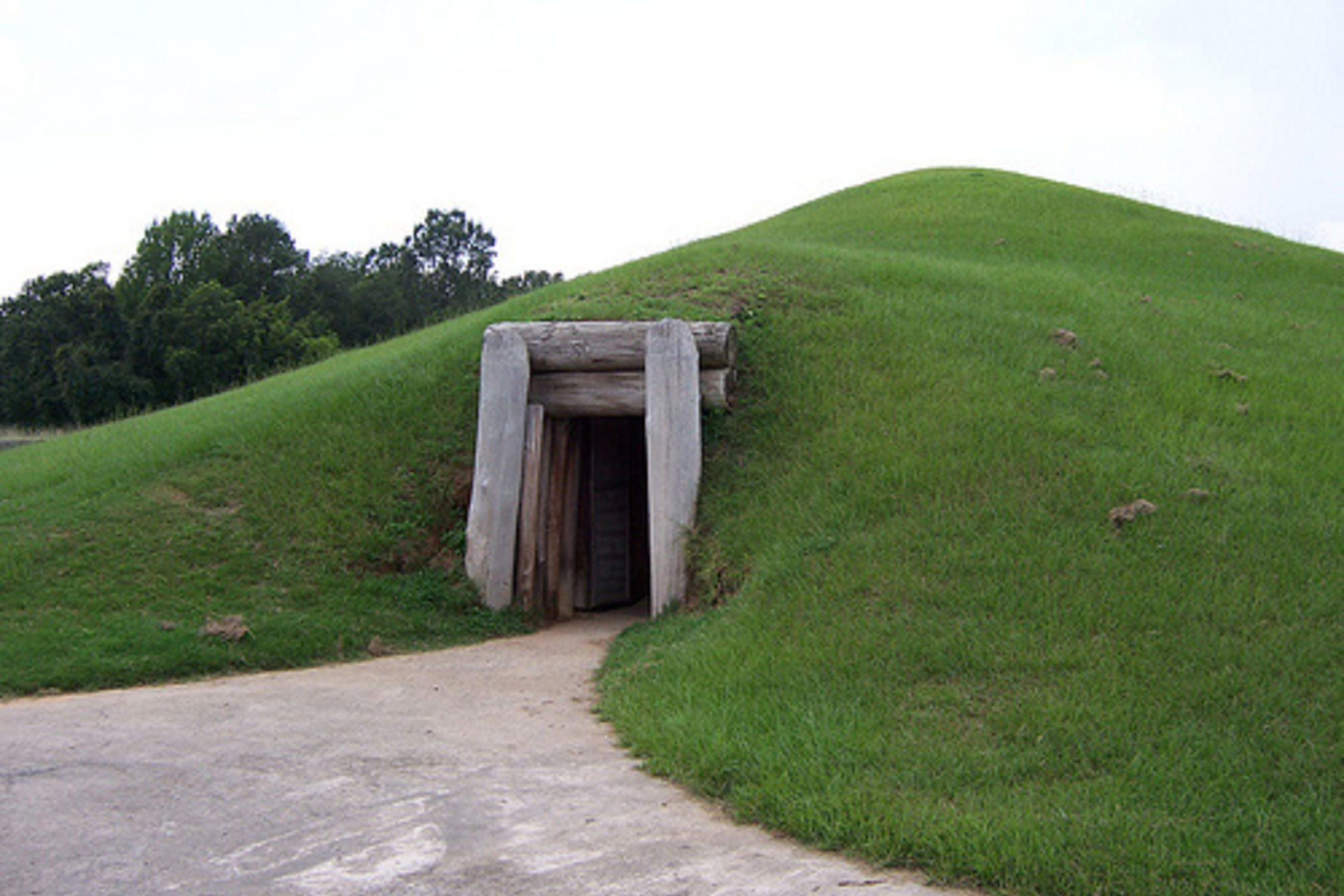 The Muskogean people built mounds there during the Mississippian Period, which began around 900 AD, for meeting, living, burial, and agricultural purposes. A bill seeks to upgrade the Ocmulgee Mounds national monument to a national park and preserve.