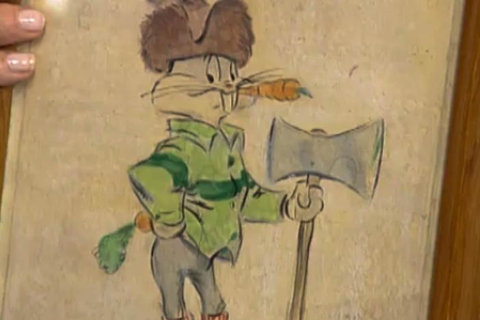 Appraisal: Chuck Jones Bugs Bunny Drawing, ca. 1955