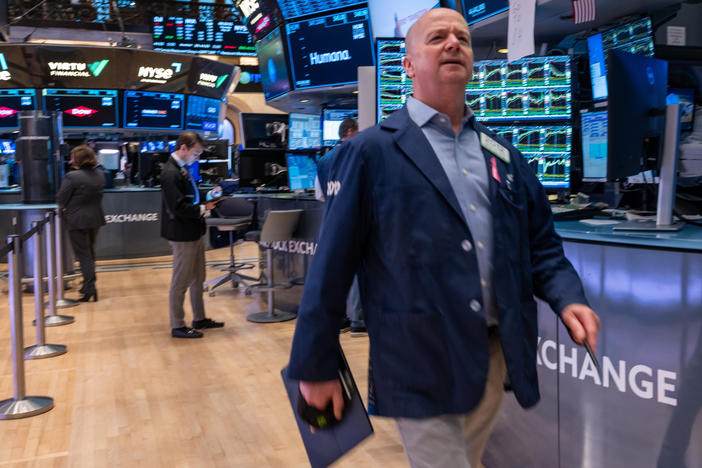 Traders on the floor of the New York Stock Exchange in New York City on May 16, 2024, when the Dow hit 40,000 points for the first time ever.