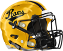 Worth County Rams Helmet Right