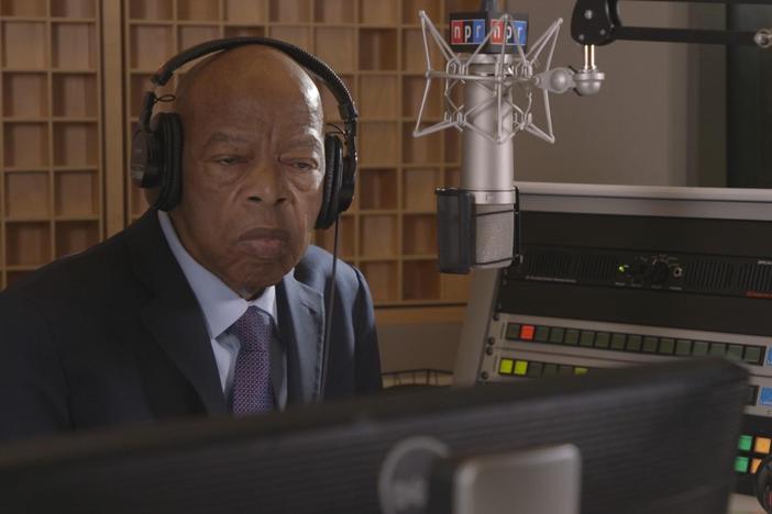 John Lewis during an interview for The Bitter Southerner Podcast in late 2019.
