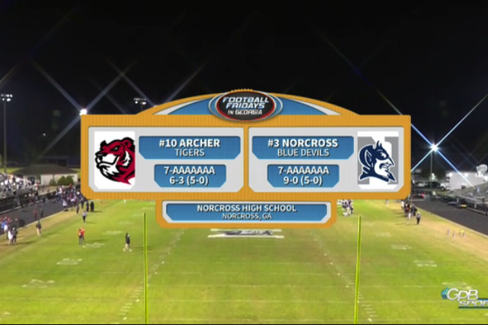 Football Friday's in Georgia:  Archer at Norcross