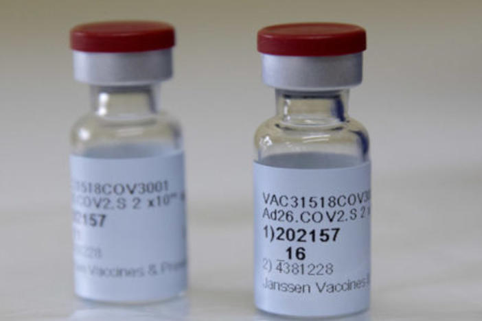 Johnson & Johnson vaccine vial