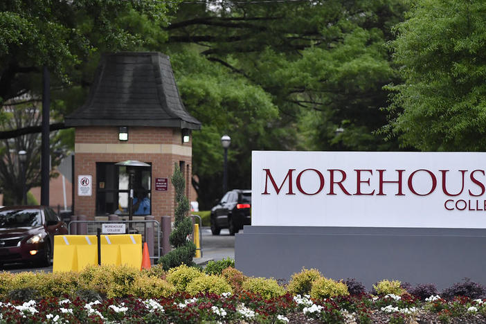 The campus of Morehouse College in Atlanta. The college announced it would require all students to get the vaccine for COVID-19 before class begins fall 2021.