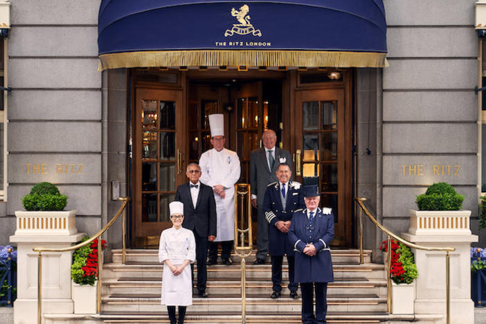 Staff at the Ritz