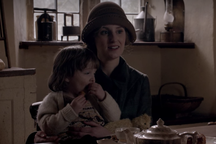 Edith and child.