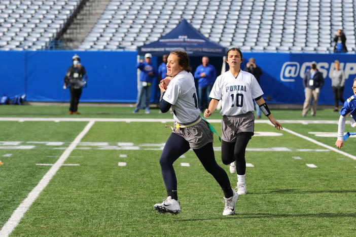 Portal Flag Football players in the GHSA 2021 Championship game 