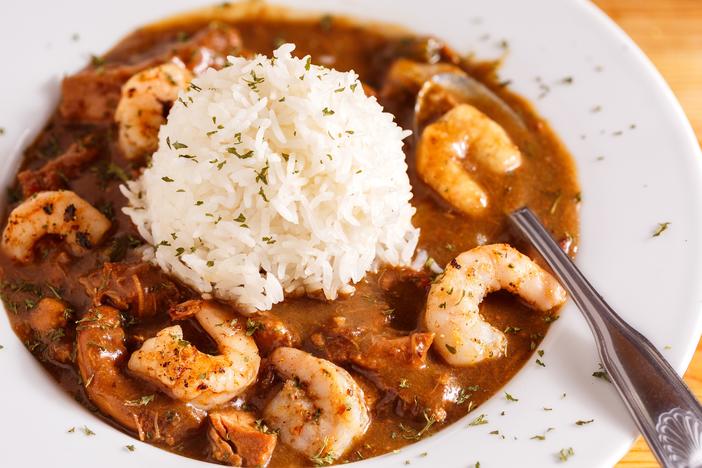 A bowl of gumbo