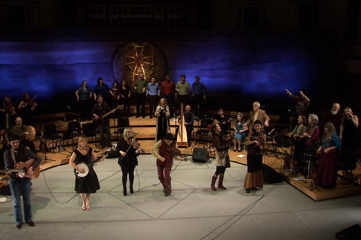 Musicians perform during A Southern Celtic Christmas Concert