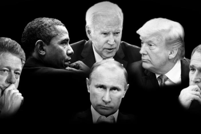 Vladimir Putin and 5 US Presidents