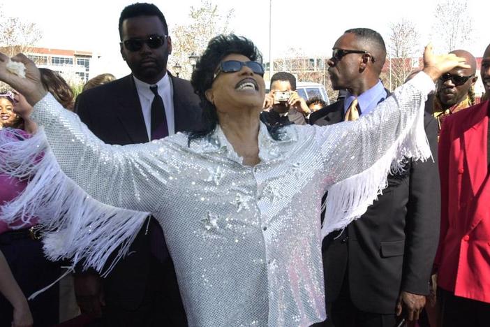 Little Richard during a visit to Macon in 2005.