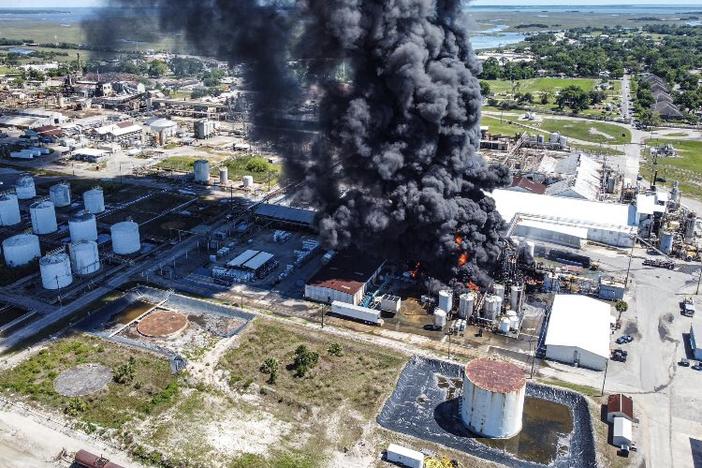 The Pinova plastic resin manufacturing plant in Brunswick, Georgia caught on fire on Saturday April 15, 2023. A mandatory evacuation was ordered for everyone within a 0.5 mile radius from the plant.