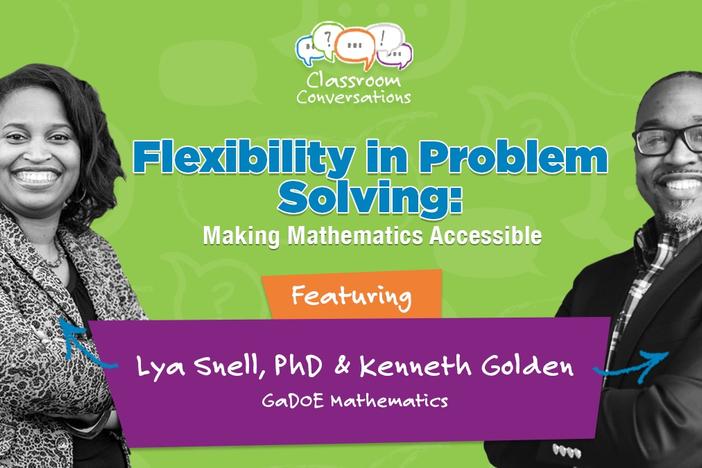 Lya Snell and Kenneth Golden in Classroom Conversations