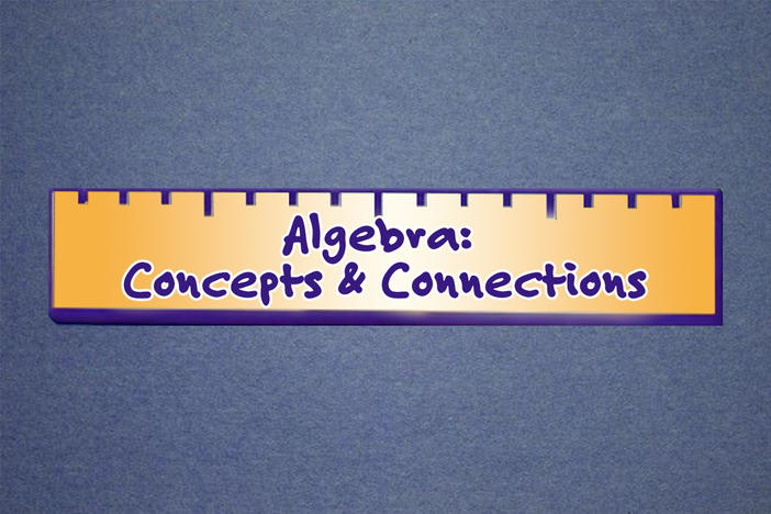 Algebra: Concepts & Connections ruler graphic