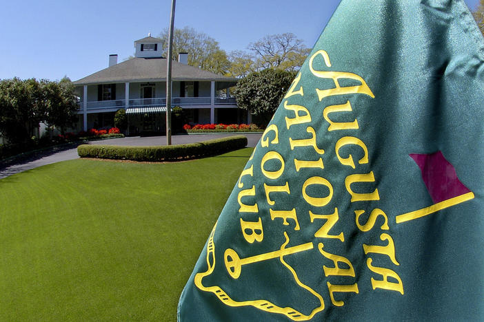 The clubhouse of the Augusta National Golf Club in Augusta, Ga., is seen in this Sunday, April 3, 2005, file photo. Richard Globensky, a former warehouse assistant for the Augusta National Golf Club in Georgia, pleaded guilty Wednesday, May 15, 2024, to transporting millions of dollars worth of stolen Masters tournament memorabilia and historic items including a green jacket belonging to Arnold Palmer.