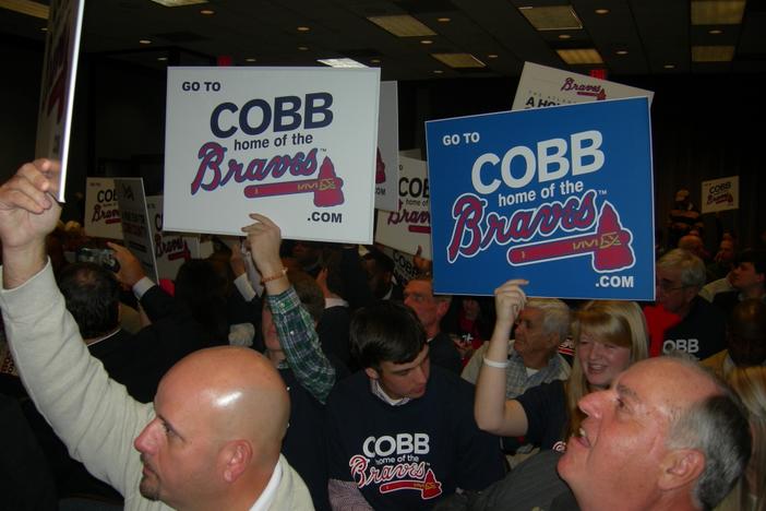 (photo: Saporta Report) The Atlanta Braves New Home is Cobb County