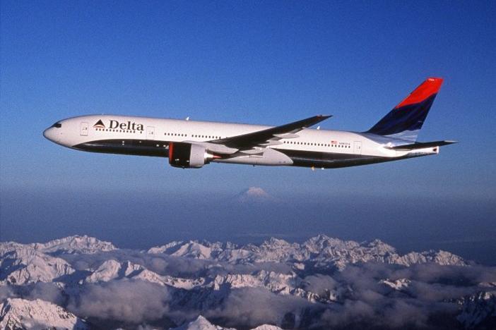 Delta, headquartered in Atlanta, employs nearly 80,000 worldwide.