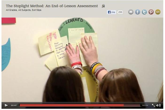 Student's Real Time Lesson Feedback in Sarah Brown Wessling's Classroom
