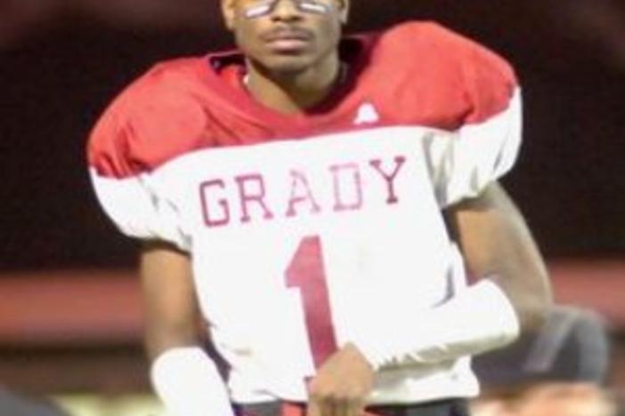 Star defensive back and wide receiver Damian Swann and Grady defeated St. Pius in a key region game. Photo by Grady High School