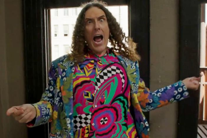 Weird Al makes fun of Pharrell's "Happy" with his version "Tacky."