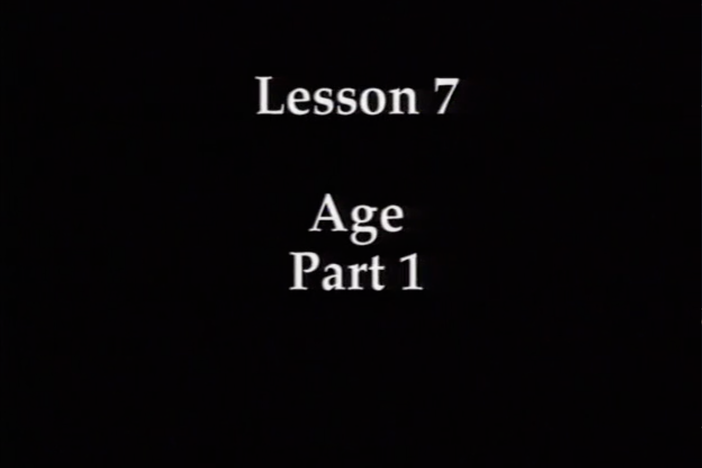 JPN I, Lesson 07. The topics covered are age and numbers 1 ~ 99.