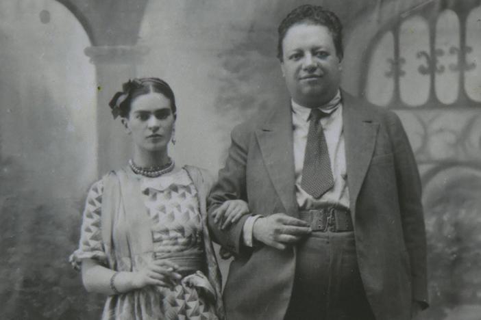 Follow Frida Kahlo and Diego Rivera’s journey to America.