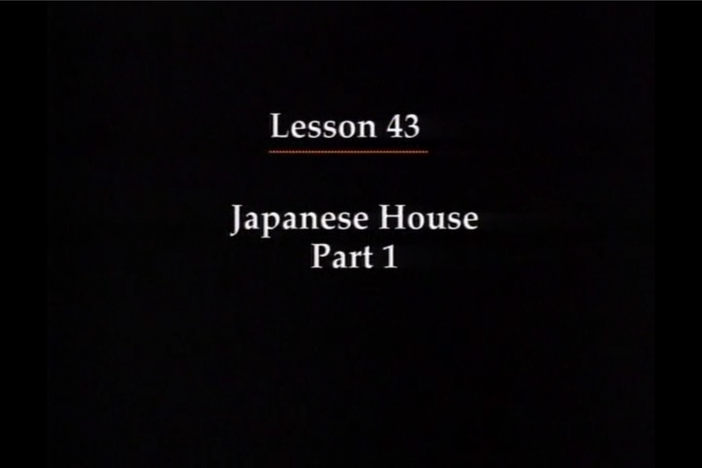 JPN I, Lesson 43. Rules of etiquette when visiting a Japanese home.