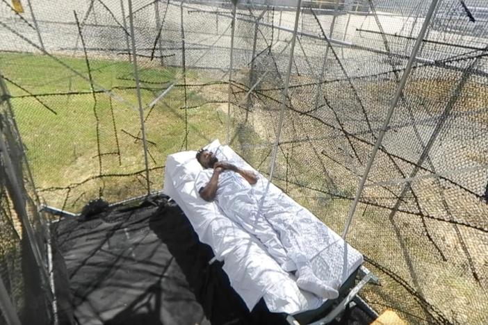 For 24 hours, Stevie Walker-Webb is in "solitary confinement" to show its inhumanity.