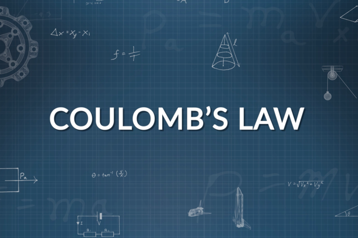 Coulomb's law is broken down with examples such as solving for electrostatic force.
