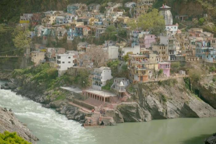 Jon Gupta visits the official start of the River Ganges in Devpryag.