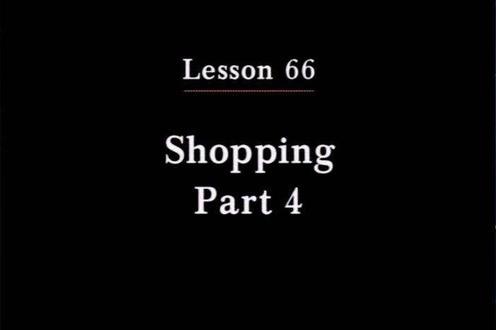 JPN I, Lesson 66. The topic covered is quantities of items.