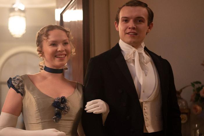 Laura Marcus and Matt Olsen discuss playing the younger versions of Eliza and William.