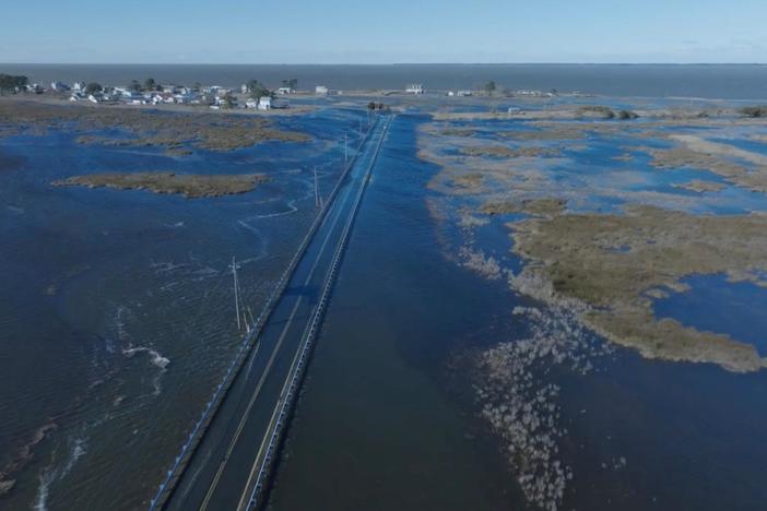 A look at the rising waters on Virginia's Eastern Shore and challenges for its residents.