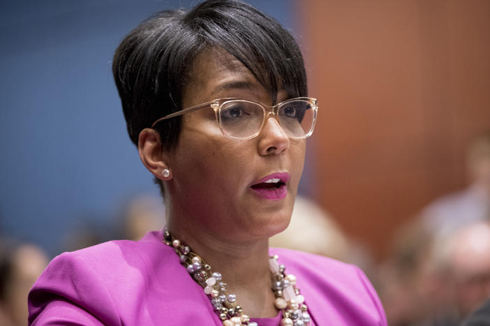 Atlanta Mayor Keisha Lance Bottoms condemned weekend violence that included the killing of an 8-year-old girl. "You can't blame this on a police officer," Bottoms said. "You can't say this is about criminal justice reform."