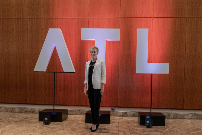 Hala Moddelmog serves as president and CEO of the Metro Atlanta Chamber.