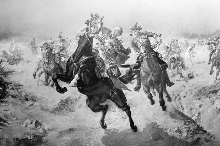 Casimir Pulaski, Polish hero, is mortally wounded while leading French and American Cavalry forces during the siege of Savannah, Ga. in 1779.
