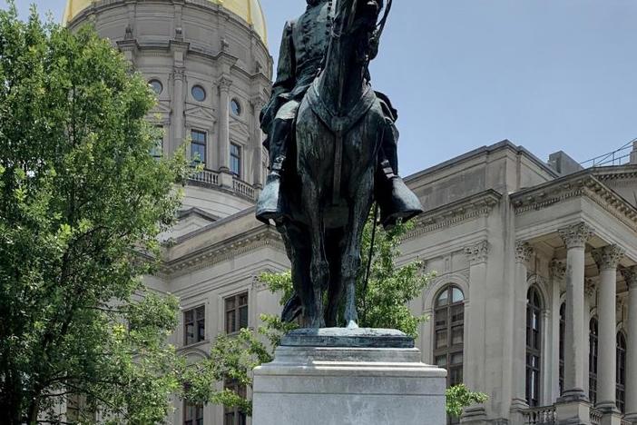 Protestors have called for the removal of the statute of John Brown Gordon, a Confederate War hero.