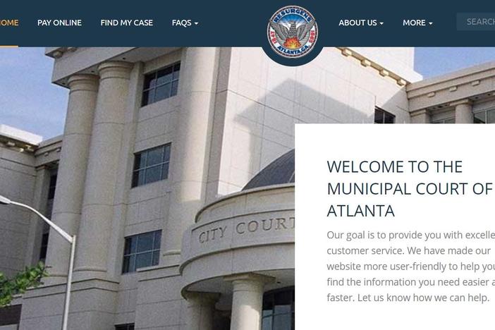 The court's website is online, but it's payment portal is out of commission. 