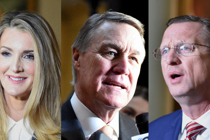 Sen. Kelly Loeffler, Sen. David Perdue and Rep. Doug Collins qualified to run for U.S. Senate Monday, March 2, 2020.