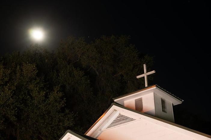 The Rising Daughter Baptist Church in Spring Bluff, Georgia was the site of a double murder in 1985. New details on the case, thanks in part to reporting done by AJC reporter Joshua Sharpe, led to the GBI reopening the case earlier this month.