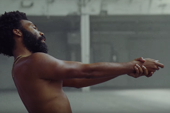 A still from Childish Gambino's "This is America" music video.