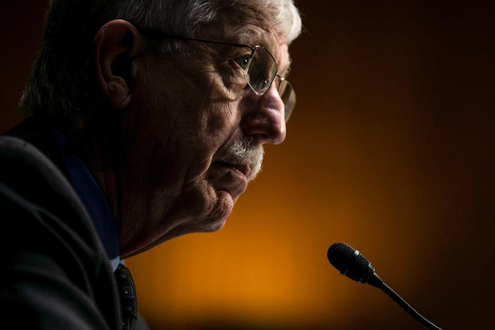National Institutes of Health Director Francis Collins served for 12 years under three presidents and presided over an expansion of the agency's budget and efforts to develop new cures to diseases.