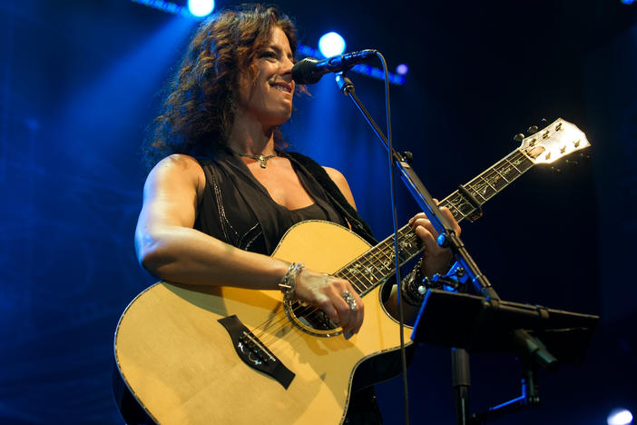 Lilith Fair founder Sarah McLachlan performs during its 2010 revival in Camden, New Jersey.