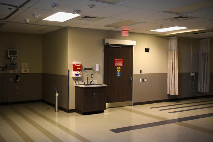 A recovery room sits empty at Alamo Women's Reproductive Services, in San Antonio, Texas. The clinic closed its doors following the overturn of Roe v. Wade.