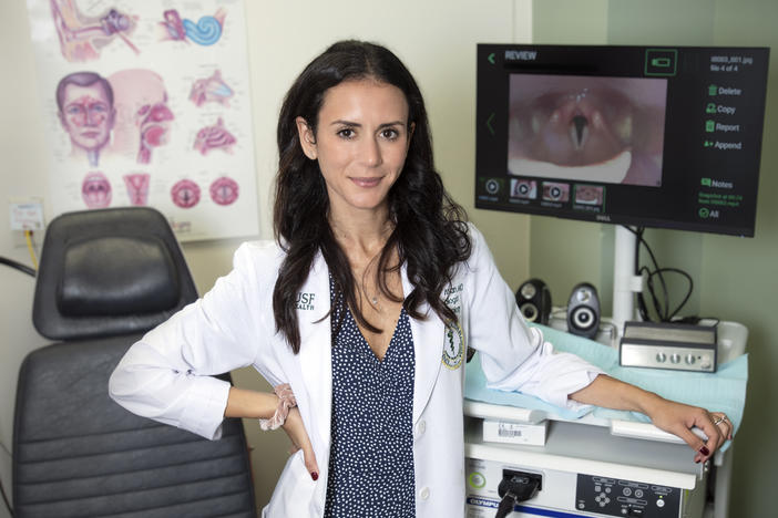 Yael Bensoussan, MD, is part of the USF Health's department of Otolaryngology - Head & Neck Surgery. She's leading an effort to collect voice data that can be used to diagnose illnesses.
