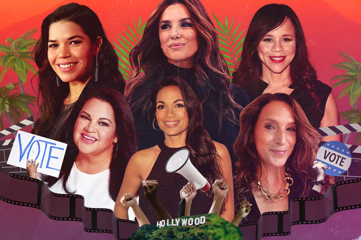 America Ferrera (clockwise from top left), Eva Longoria, Rosie Perez, Ivette Rodriguez, Rosario Dawson and Christy Haubegger are using their platforms to promote empowerment and representation.