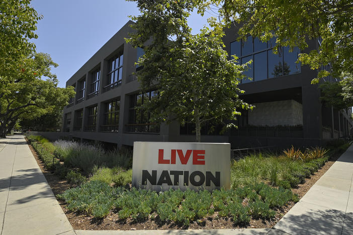The headquarters of Live Nation is seen on June 29, 2020, in Beverly Hills, Calif.